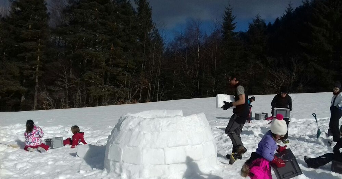 Fabrication d'igloo